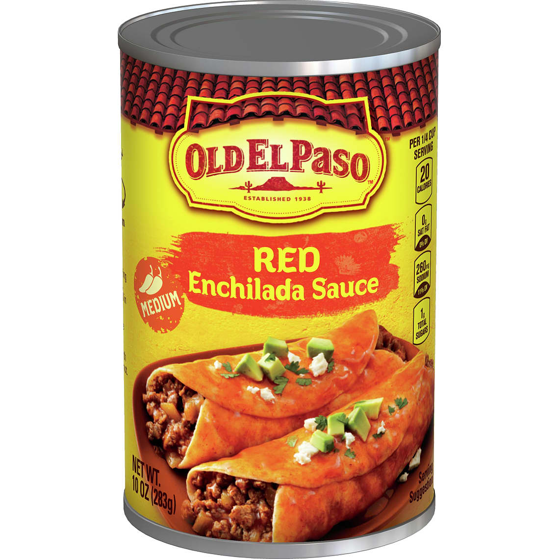 Old El Paso Enchilada Sauce, Mild, Red, 19 oz Can